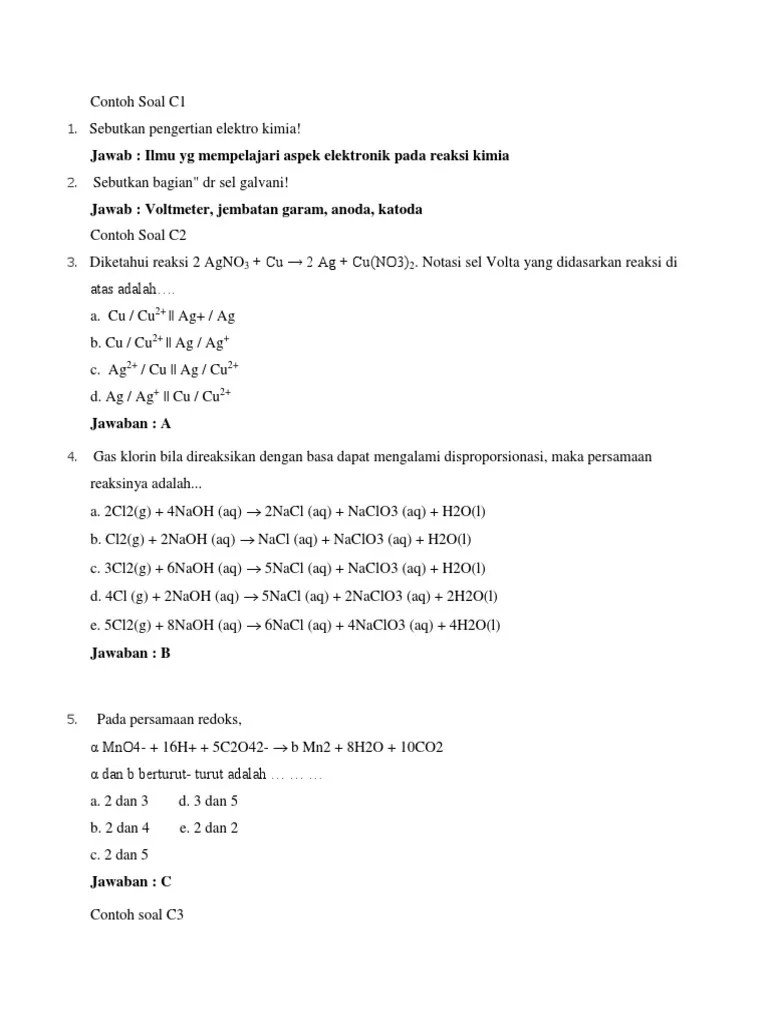 Contoh Soal C1 | PDF