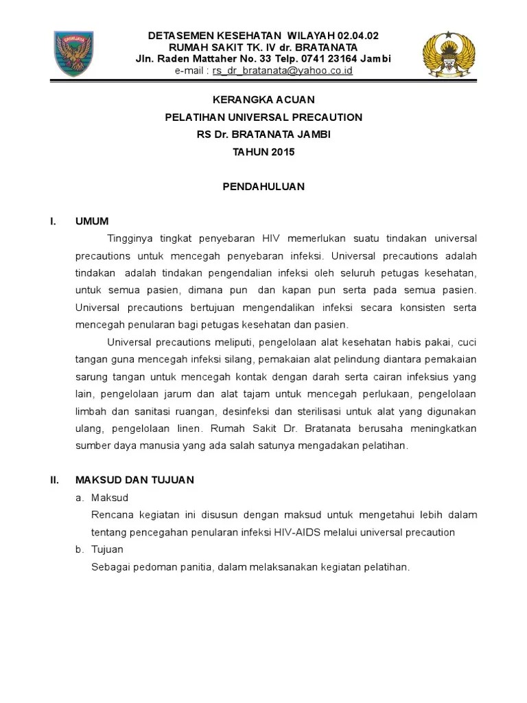 Proposal Universal Precaution