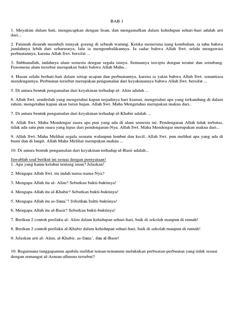 2 Contoh Perilaku Al Alim Dalam Kehidupan Sehari Hari – Berbagai Contoh