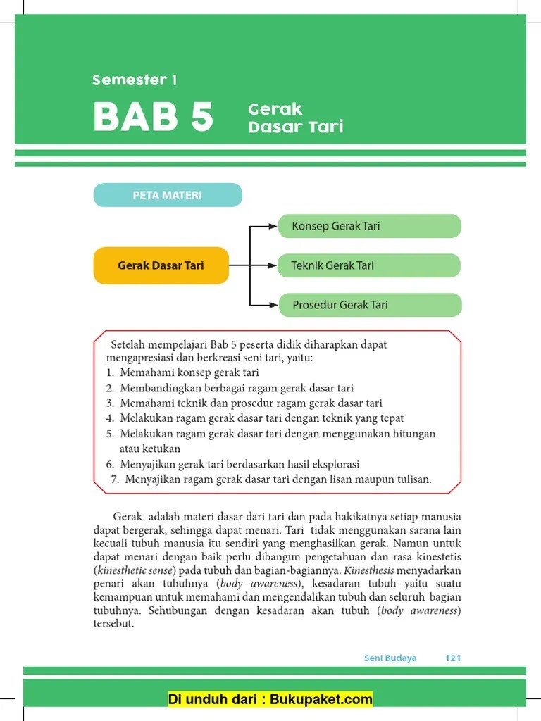 Bab 5 Gerak Dasar Tari | PDF