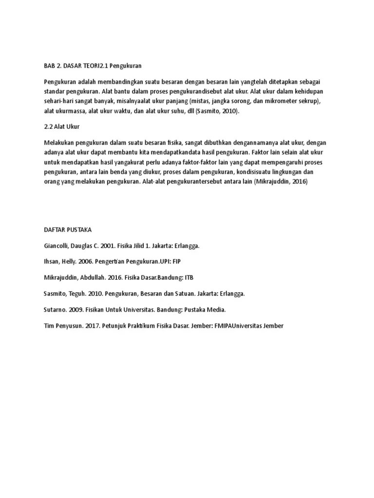 Pengukuran Def | PDF