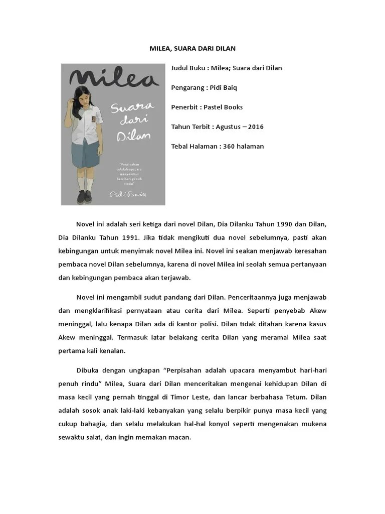Milea, Suara Dari Dilan | PDF