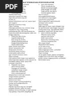 Serat Wedhatama Pupuh Kinanthi | PDF