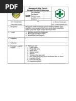 Sop Mengganti Alat Tenun Dengan Pasien Diatasnya | PDF
