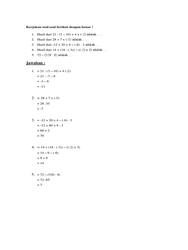 72 Adalah Hasil Dari