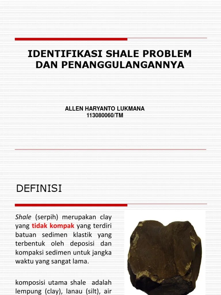Presentasi Shale Problem | PDF