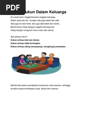 Hidup Rukun Dalam Keluarga | PDF
