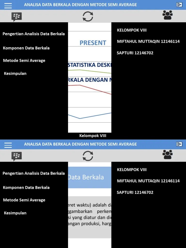 Analisa Data Berkala Dengan Metode Semi Average
