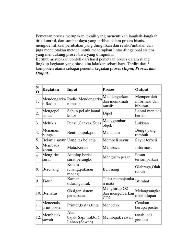 Contoh Output Input | PDF