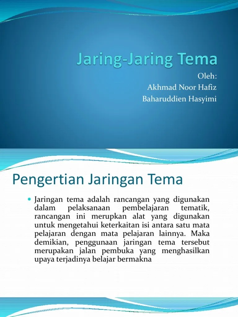 Jaring Jaring Tema | PDF