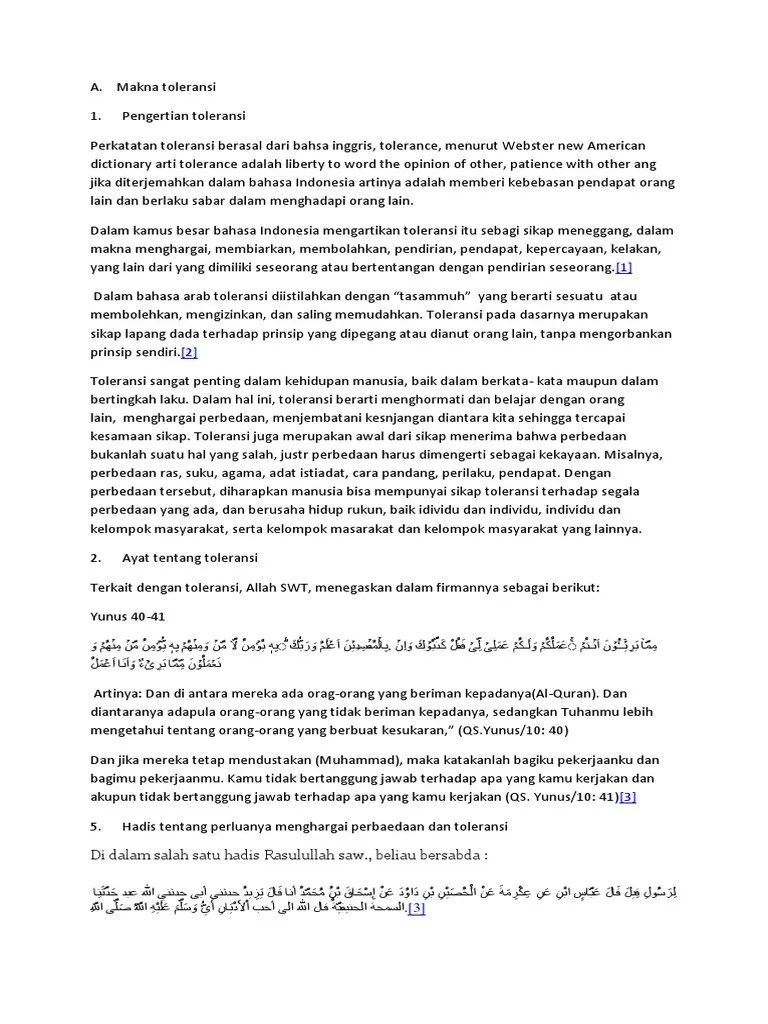 Di Dalam Salah Satu Hadis Rasulullah Saw., Beliau Bersabda