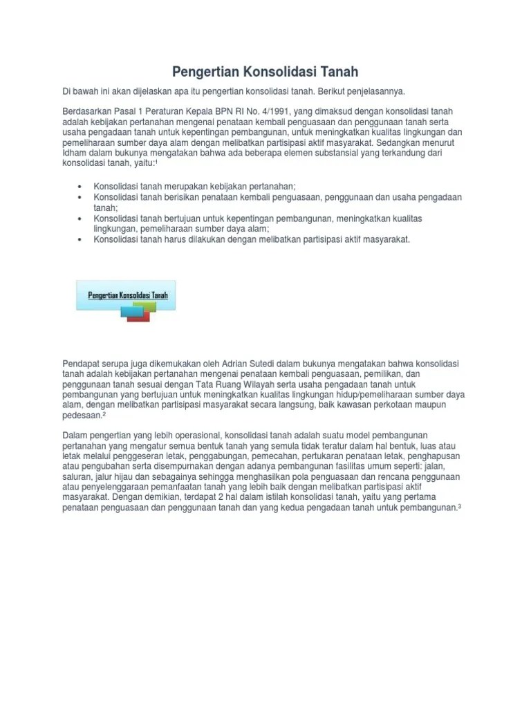 Konsolidasi Tanah