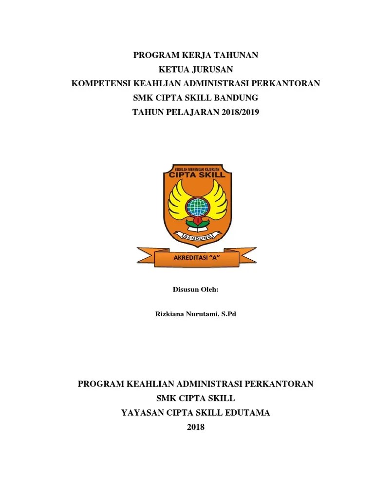 Program Kerja Kompetensi Keahlian Apk | PDF