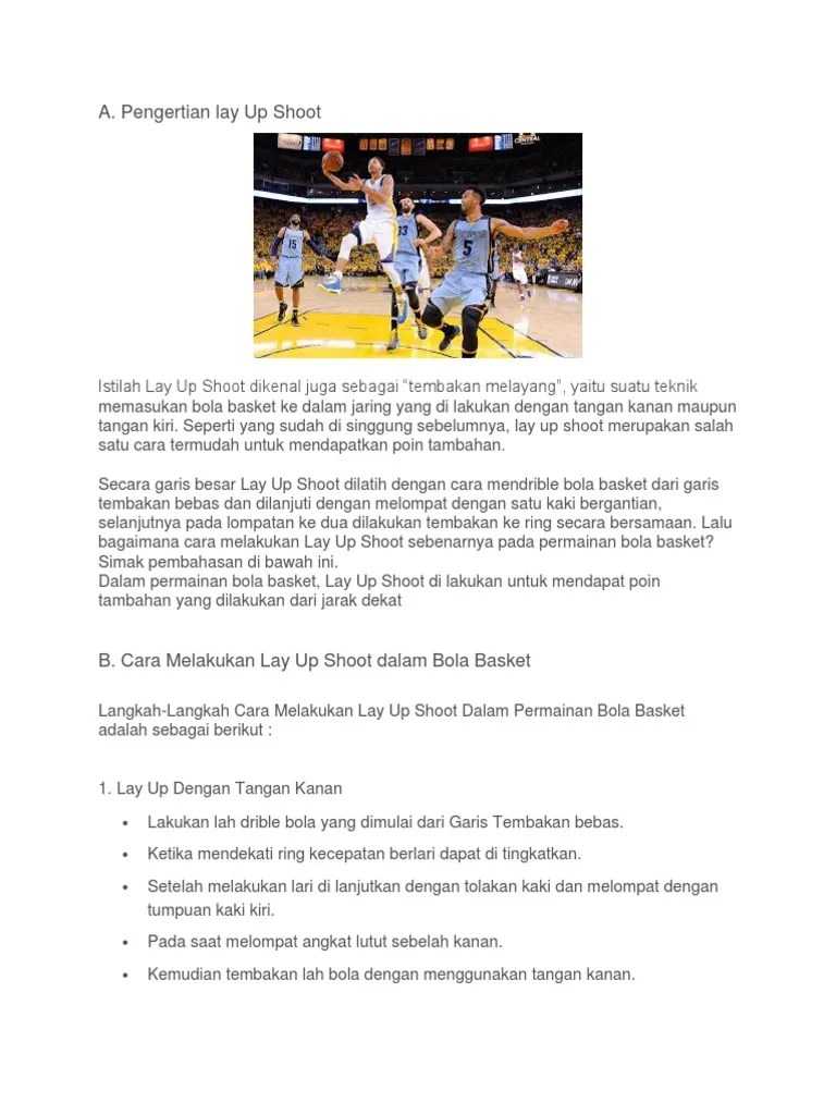 Olah Raga Basket | PDF