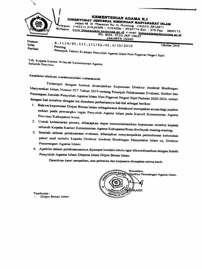 Kepdirjen 927 2019 Evaluasi Seleksi PAH 2020-2024 | PDF