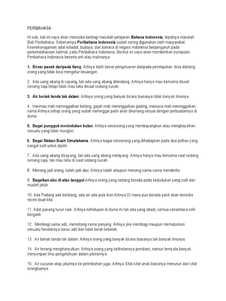 Per I Bahasa | PDF