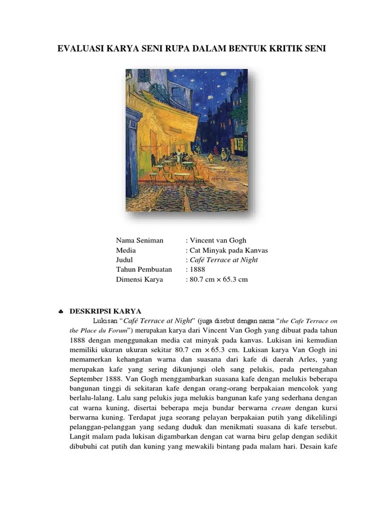 Tercepat Contoh Kritik Karya Seni Patung