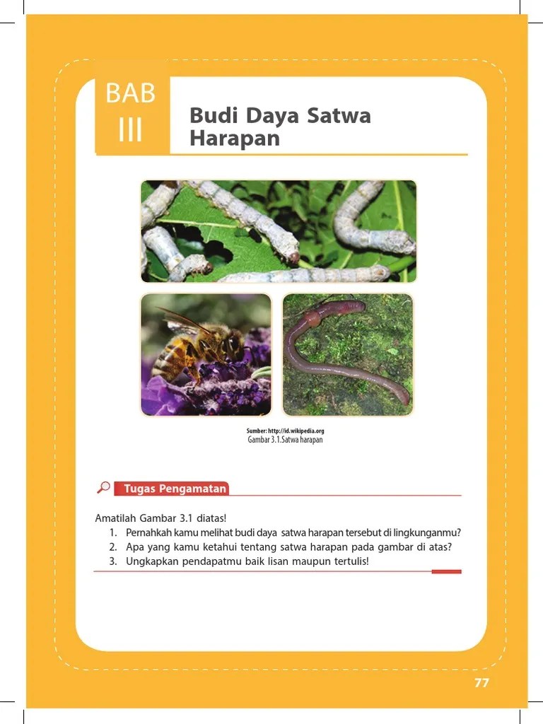Prakarya - Budi Daya Satwa Harapan | PDF