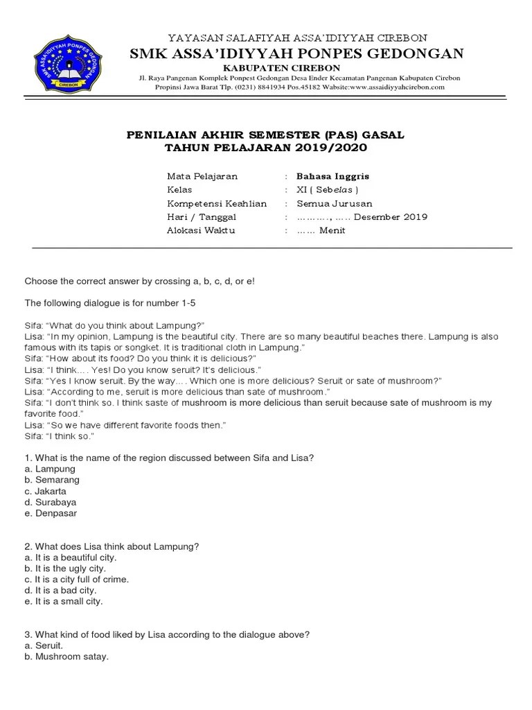 Mc Perpisahan Bahasa Inggris - Revisi Id