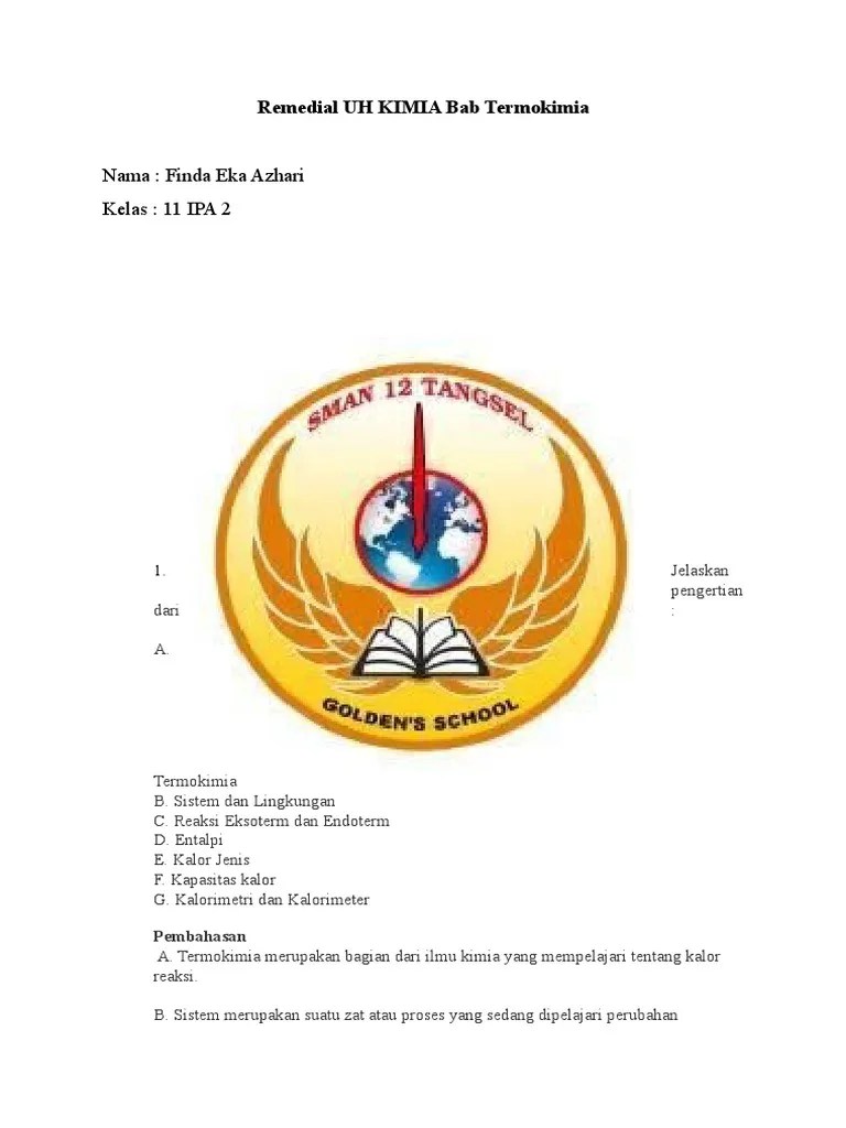 Contoh Soal Dan Pembahasan KIMIA | PDF