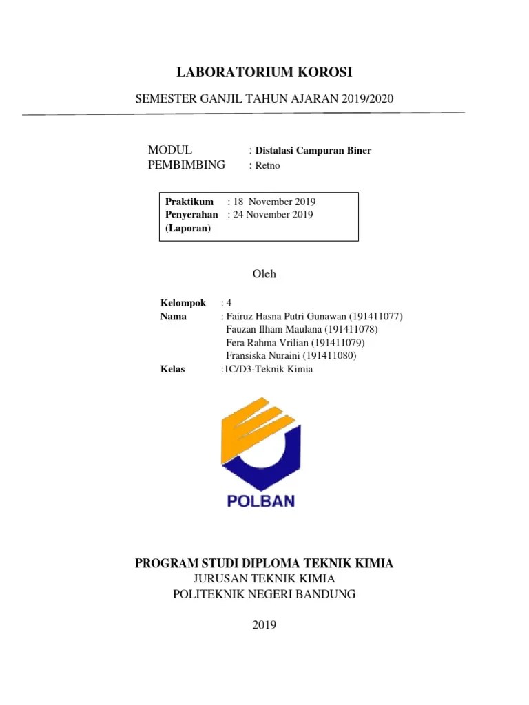 Laporan Praktikum Distilasi | PDF