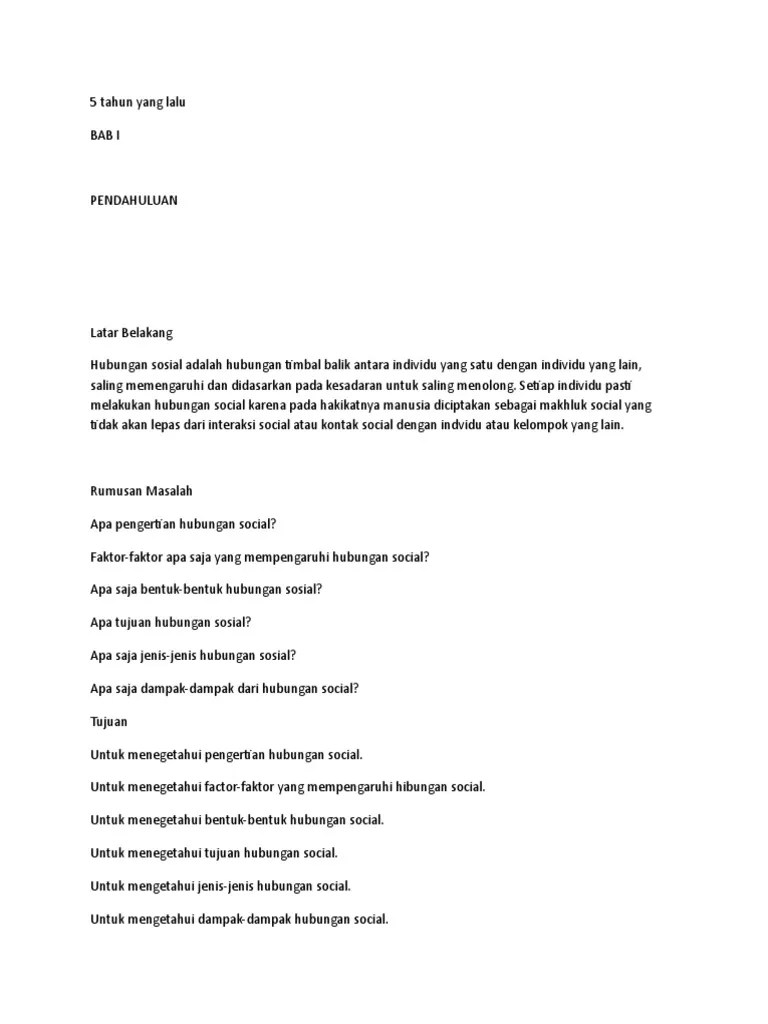 Hub Sosial Kamis Kel 3 | PDF