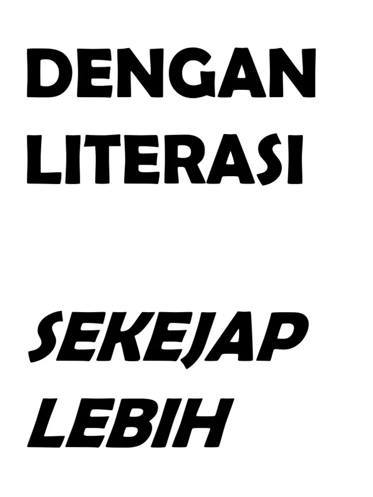 Slogan Literasi | PDF