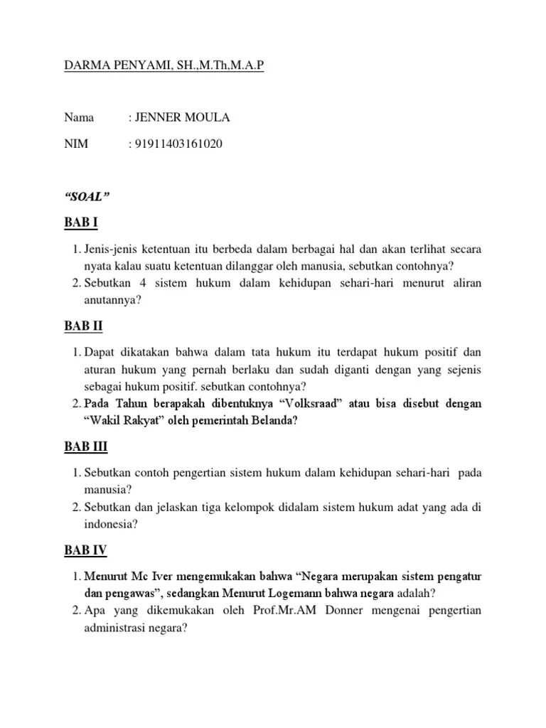Jelaskan Tata Hukum Di Negara Indonesia