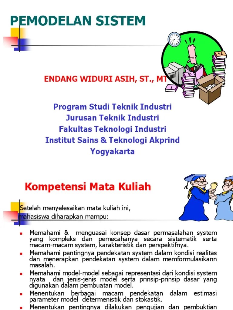 Bahan Kuliah Pemodelan | PDF