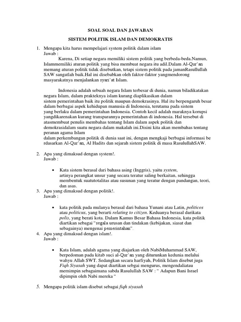 Soal Dan Jawaban Agama | PDF