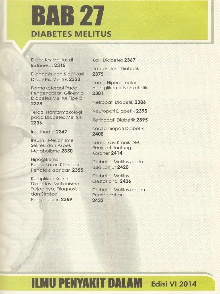 Bab 27. Diabetes | PDF