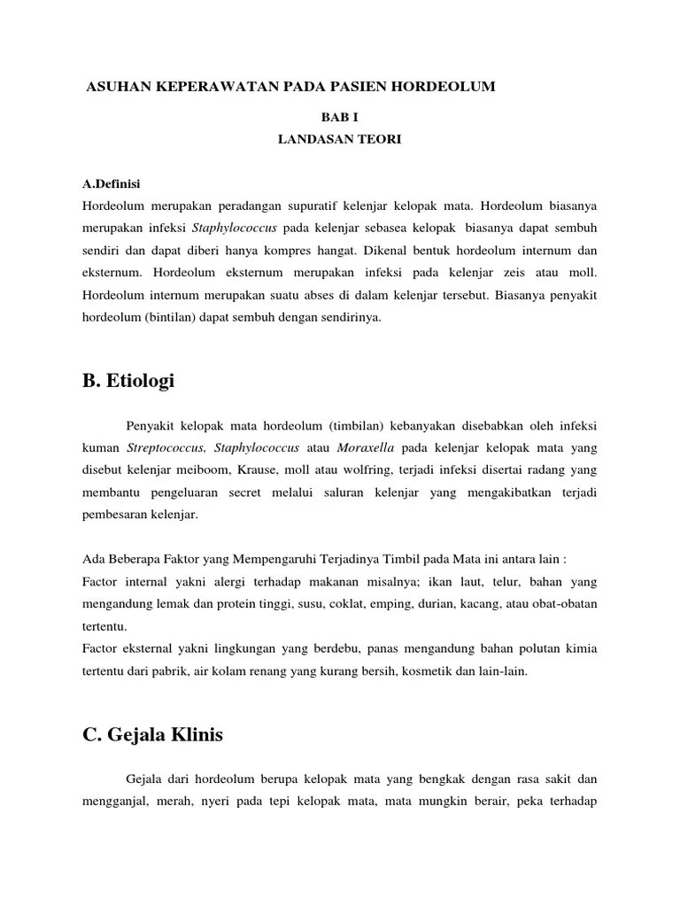 Hordeolum | PDF