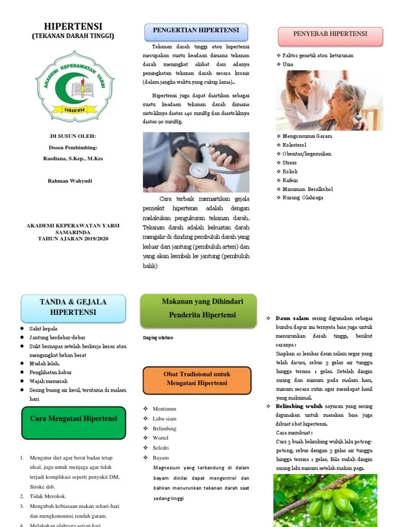 Leflet Hipertensi Kel 2 | PDF