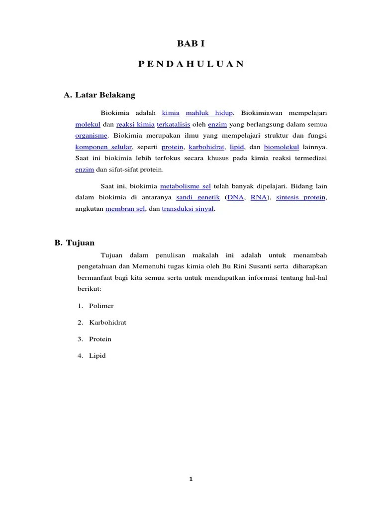 Makalah Kimia Makromolekul | PDF