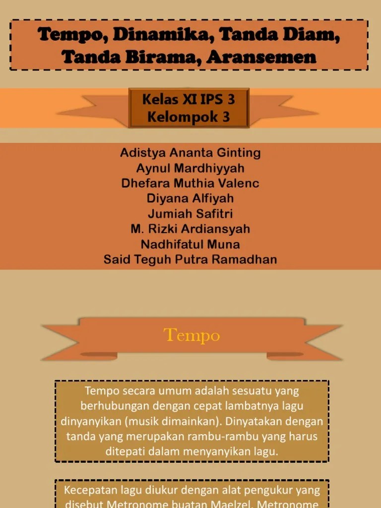 XI IPS 3 KEL.3 Tempo | PDF