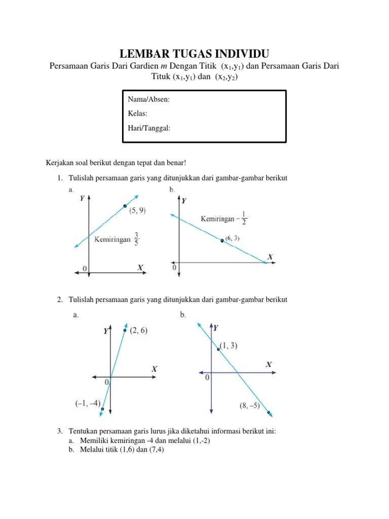 Gradien Dengan Titik | PDF