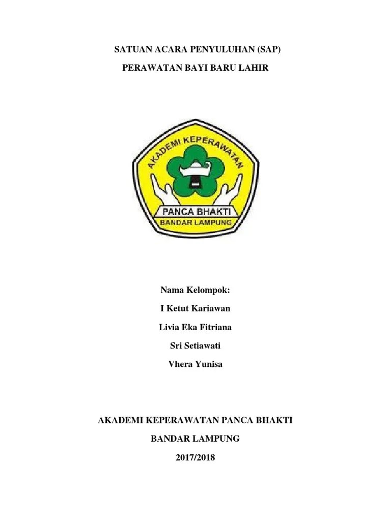 Satuan Acara Penyuluhan Perawatan Bayi | PDF