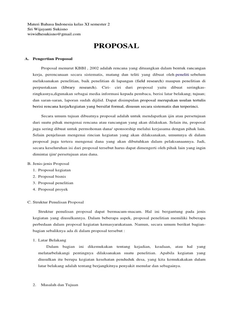 Materi Bahasa Indonesia Kelas XI Semester 2 | PDF