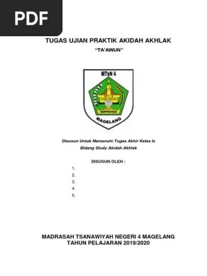 Makalah Ta&rsquo;awun | PDF