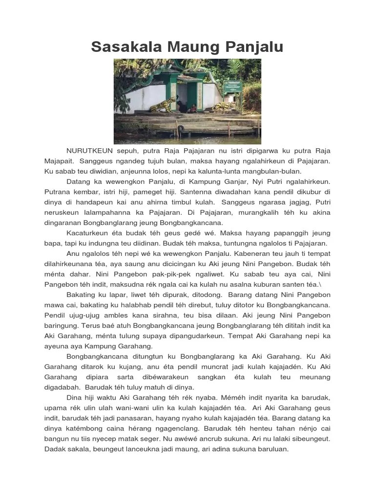 Sasakala Maung Panjalu | PDF