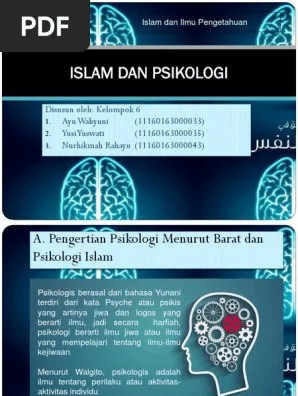 Islam Dan Psikologi | PDF