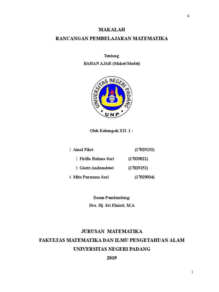 Makalah RPM Maket | PDF