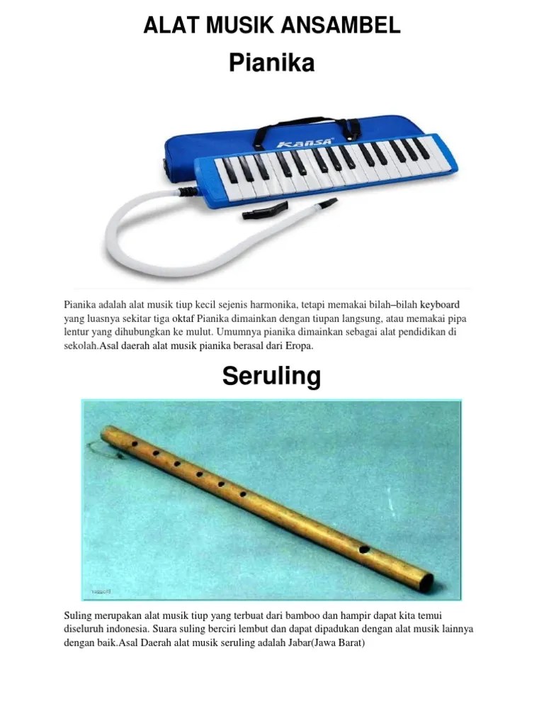 Alat Musik Ansambel | PDF