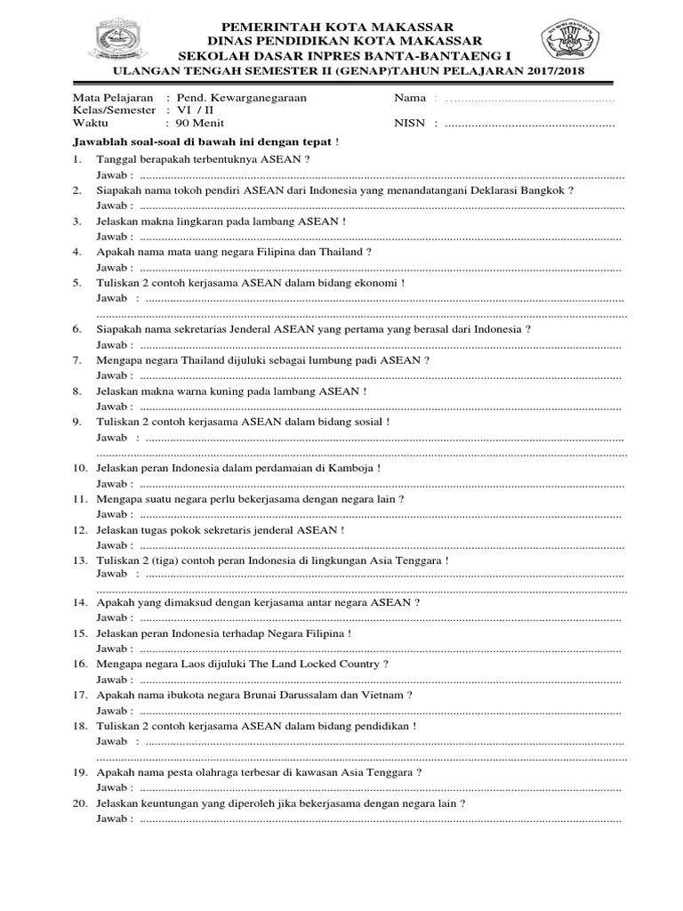 Soal Uts Bu Ana | PDF