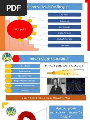 Kelompok 2 Hipotesa de Broglie | PDF