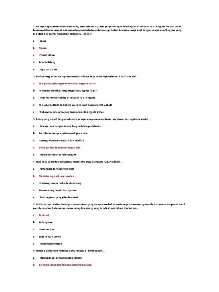 Tugas PKN Soal Bab 26 | PDF
