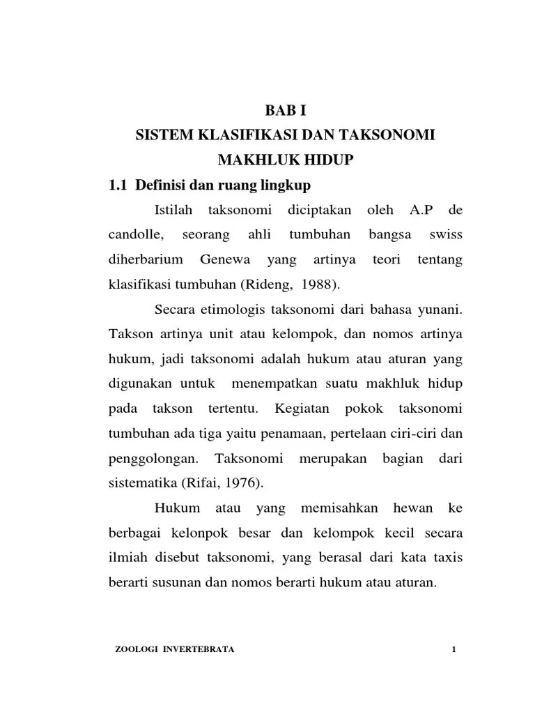 Buku Zoologi Invertebrata | PDF