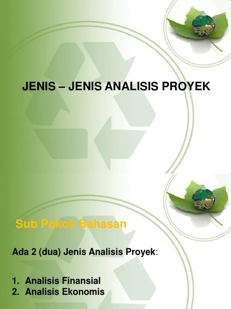 Jenis Analisis Proyek | PDF