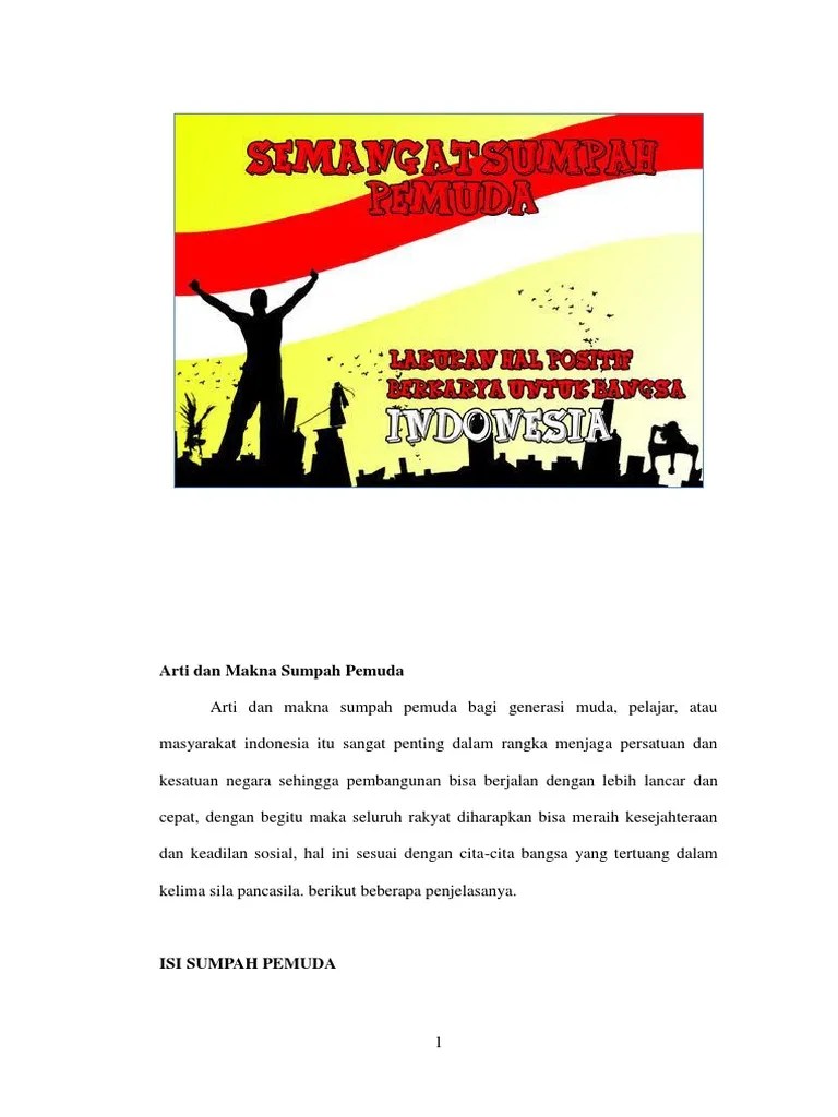 Tugas Sumpah Pemuda | PDF