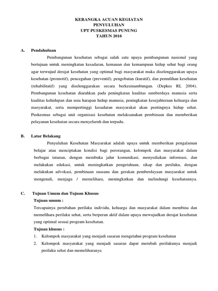 Kak Penyuluhan | PDF